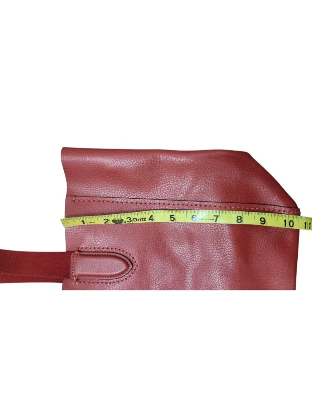 Coach Derby F58660 Raspberry Red Pebbled Leather Large Tote Bag